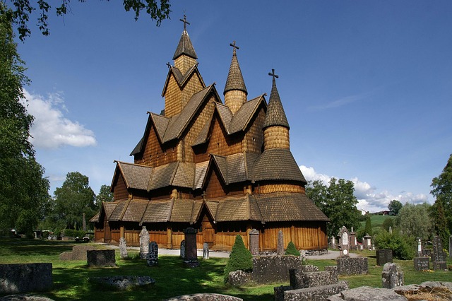 A picture of a church